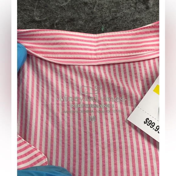 Vineyard Vines Pink Sleeveless Striped Dress-NWT - Picture 3 of 3